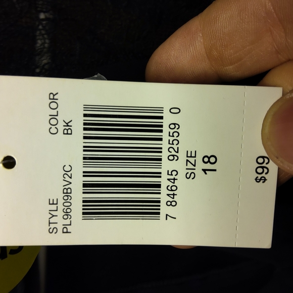 My Michelle Black Dress with Black Sheer Long Mesh Sleeves Size 18 - Picture 5 of 5